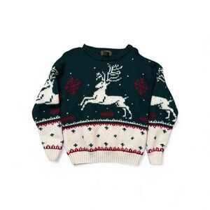 Vintage Eddie Bauer Nordic Christmas Sweater